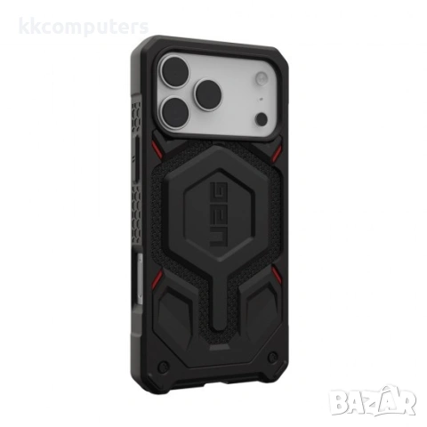 Оригинален кейс UAG Monarch Pro Kevlar, За iPhone 17 Pro Max (6.9), Черен и Протектор, снимка 4 - Калъфи, кейсове - 54160960