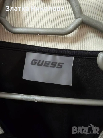 Мъжки суичър черен GUESS, снимка 5 - Спортни дрехи, екипи - 54664644