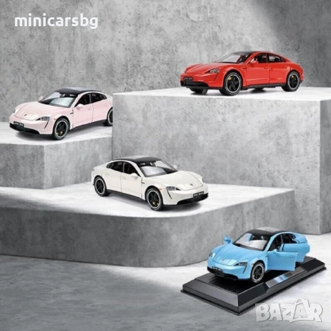 Метални колички: Porsche Taycan, снимка 3 - Колекции - 54869890