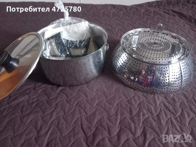 тенджера алпака хром Силистра , снимка 3 - Съдове за готвене - 54620138