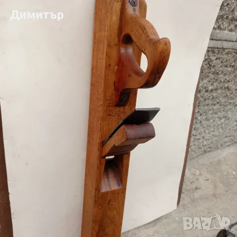 Голямо автентично дървено ренде , снимка 3 - Антикварни и старинни предмети - 55620933