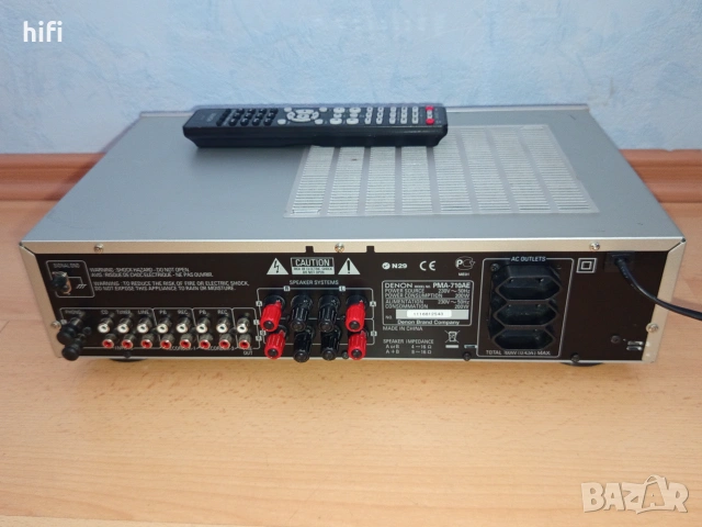 Стерео усилвател Denon PMA-710AE, снимка 5 - Ресийвъри, усилватели, смесителни пултове - 55038852