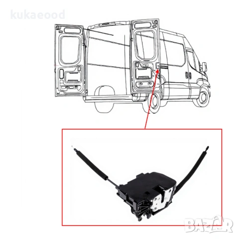 Брава за врата на Iveco Daily 6, снимка 10 - Части - 54051119