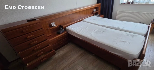 Красиво двойно легло , снимка 2 - Спални и легла - 55253151