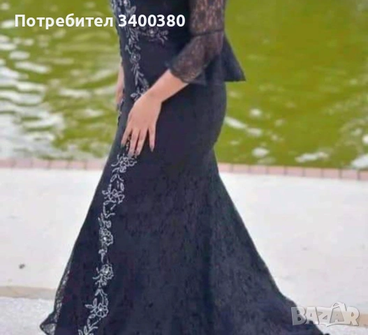 Официална Рокля с Камъни , снимка 2 - Рокли - 54809706