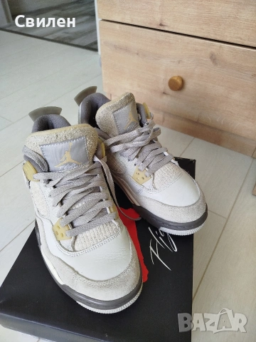 Nike air Jordan retro 4 photon dust vanilla pale 37.5, снимка 9 - Други - 55076875
