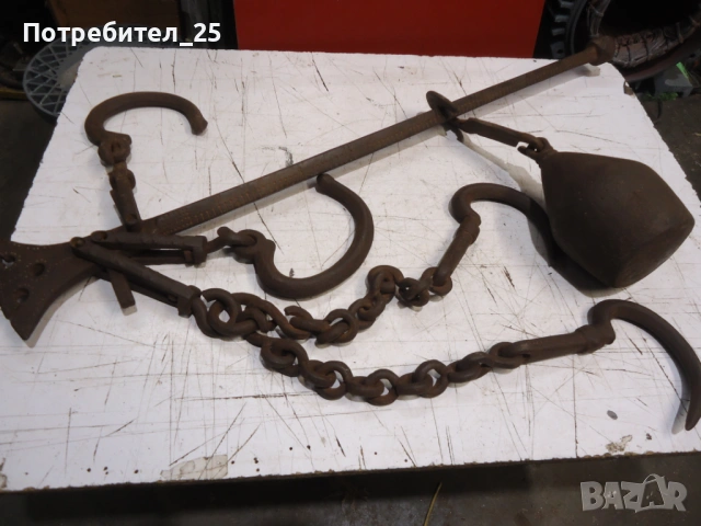 Кантар - паланза  АНТИКА, снимка 15 - Други ценни предмети - 54489188