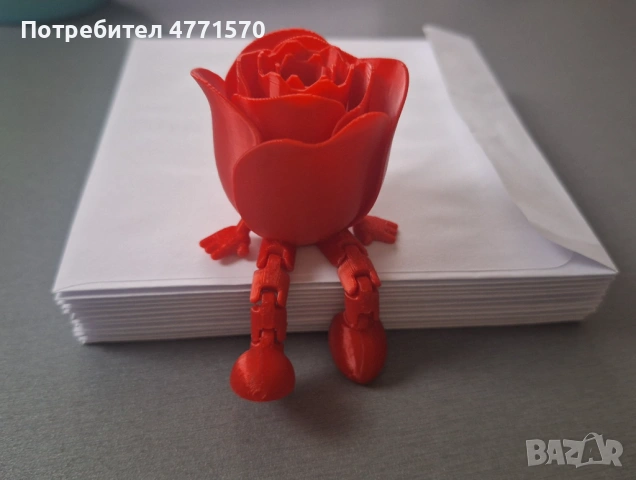 3 D фигурка цвете