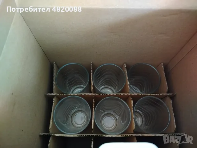 Комплект стъклени чаши 18 бр. НОВИ, снимка 4 - Чаши - 55698947