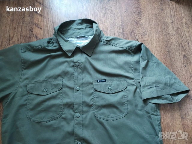 Columbia Short Sleeve Men's Shirt - страхотна мъжка риза НОВА БЕЗ ЕТИКЕТИ Л, снимка 3 - Ризи - 55180103