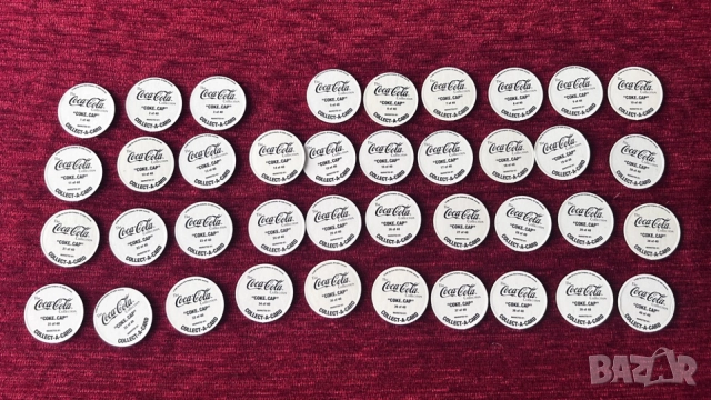 редки винтидж Coca-Cola POG/Milk Caps от 1996 г., част от колекцията "Coke Cap"., снимка 7 - Колекции - 55275575