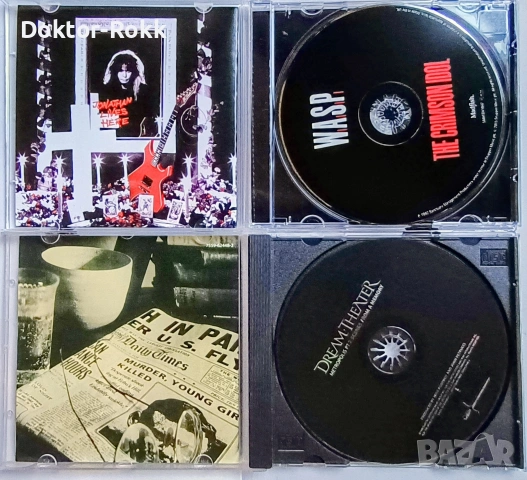 WASP & Dream Theater - използвани дискове , снимка 2 - CD дискове - 55193804