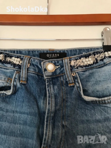 Нови дънки и тениска Guess - XS, снимка 6 - Дънки - 54398430
