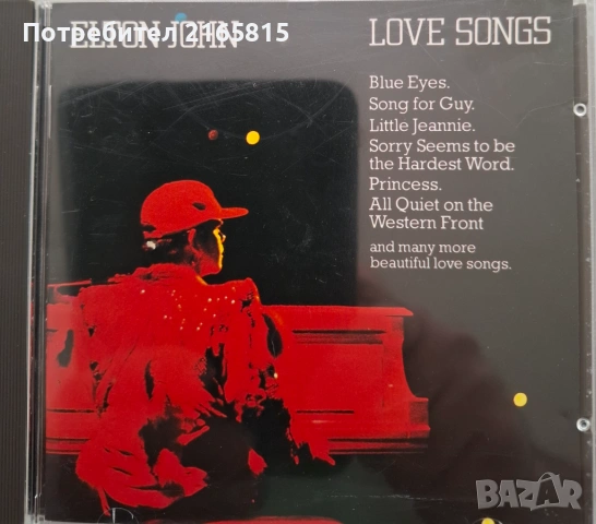 Elton  John  Love songs  CD compilation 