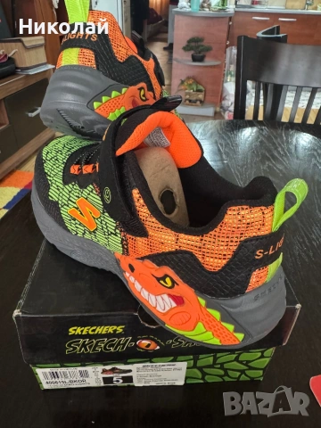Маратонки Skechers Dino lights N 37, снимка 4 - Детски маратонки - 54730207