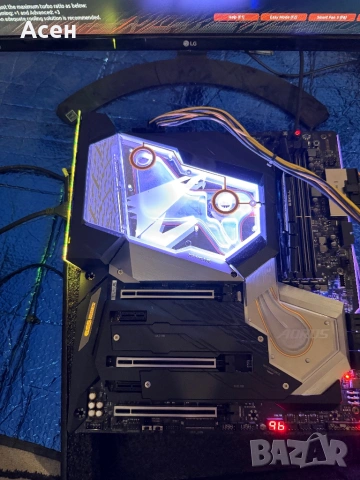 Дънна платка Gigabyte Z390 AORUS XTREME WATERFORCE 5G E-ATX, снимка 3 - Твърди дискове - 40828774