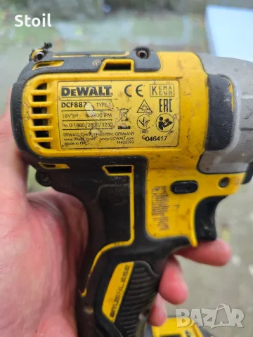 dewalt dcf887 импакт , ъглошлайф bosch gws 18-125 , гайковерт wurth 18v