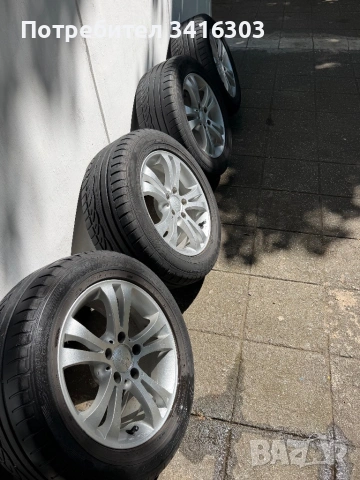 Джанти 16 5х112 + Гуми Dunlop SP Sport, снимка 3 - Гуми и джанти - 54574244