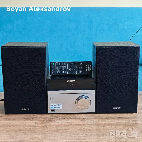Sony CMT-SBT20 — Микро Аудиосистема с Bluetooth & NFC + оригинално дистанционно 
