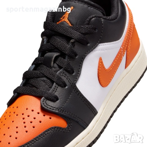 Юношески кецове Nike AIR Jordan 1 LOW (GS), снимка 7 - Детски маратонки - 54781923