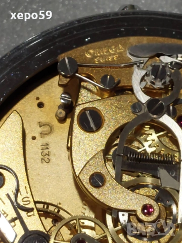 Джобен часовник Омега хронограф-Omega Split Second Chronograph Rattrapante, 5 500 лв, снимка 11 - Мъжки - 52217920