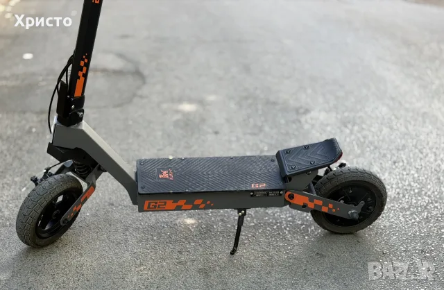 ГАРАНЦИОННА!!! Електрическа тротинетка KuKirin G2, 800W мотор, 10-инчова вакуумна гума, 48V, снимка 4 - Други спортове - 55515760