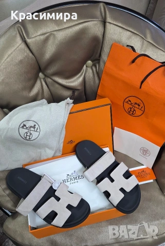 НАМАЛЕНИЕ Hermes чехли, снимка 2 - Мъжки чехли - 55083361