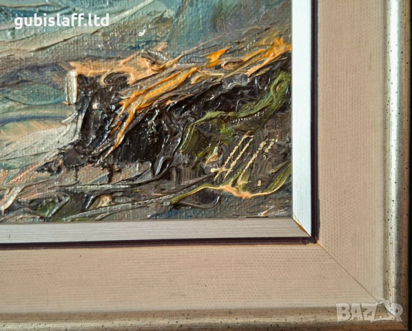 Картина, море, худ. А. Симеонов, снимка 3 - Картини - 54046429