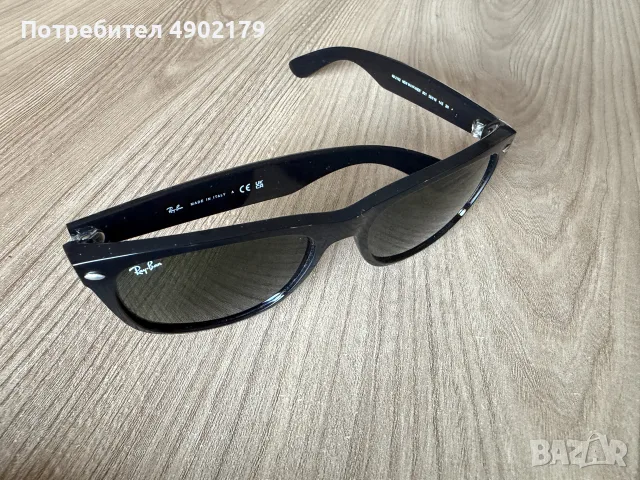 Оригинални очила Ray-Ban New Wayfarer RB 2132 (58mm) – Без драскотини, като нови
, снимка 4 - Слънчеви и диоптрични очила - 55467450