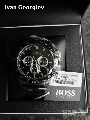 Нов часовник HUGO BOSS Icon Chronograph 1512961, снимка 11 - Мъжки - 54476919