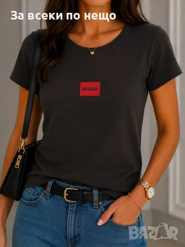 Hugo Boss Дамска Тениска👕Дамска Блуза С Къс Ръкав Хуго Бос Код A1620
