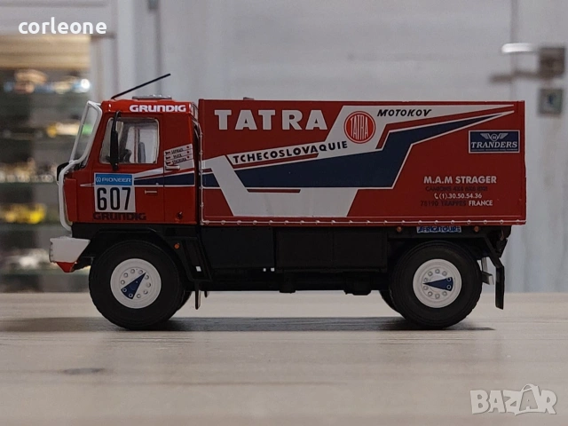 TATRA 815 4x4 Dakar 1990 - мащаб 1:43 на DeAgostini моделът е нов в блистер, снимка 2 - Колекции - 55125948