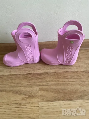  Crocs - С-9, Гумени ботуши за момичета , снимка 5 - Бебешки боти и ботуши - 55302805