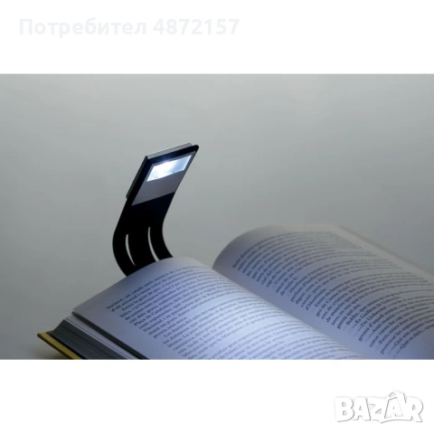 лампа за четене на книга ЛЕД LED с подвижно тяло, снимка 2 - Лед осветление - 55240596
