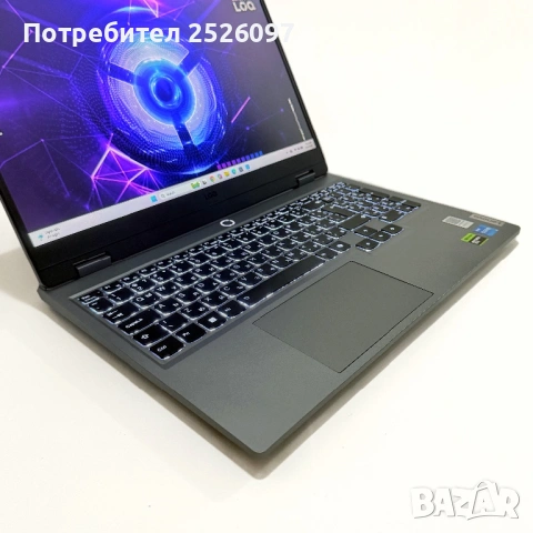 Lenovo LOQ 15 Gen 9/144Hz/i5-12450HX/RTX 3050 6GB/16GB DDR5/512TB NVMe/Гаранция, снимка 5 - Лаптопи за игри - 54730726