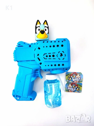 Електрически пистолет за Балони Блуи и Бинго, Bluey and Bingo с пълнител