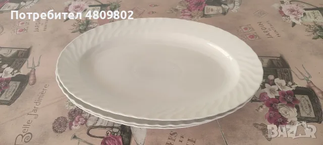 Овални плата от ПОРЦЕЛАН. 36х23 см