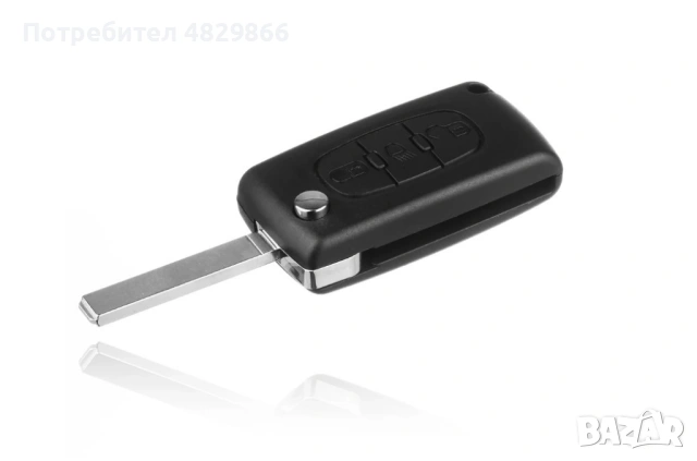 Кутийка за ключ с 3 бутона CITROEN & PEUGEOT, VA2, CE0523, снимка 3 - Части - 54621289