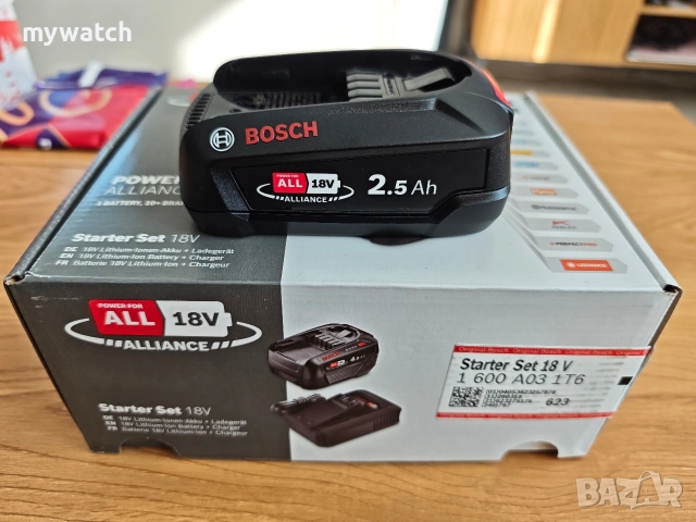 Bosch alliance 18V зарядно и батерия