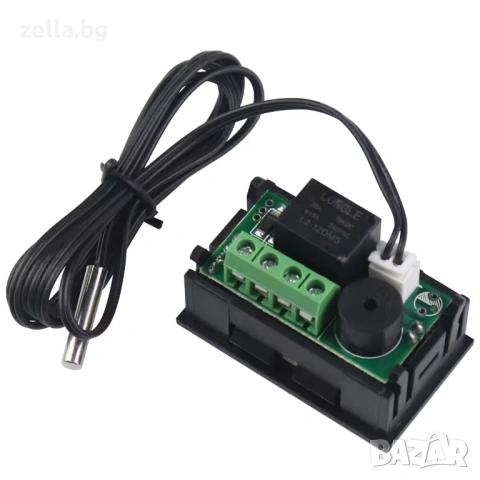 Дигитален термостат 12V с NTC сонда и реле – прецизен контрол за инкубатор, аквариум 10013, снимка 8 - Друга електроника - 54655941