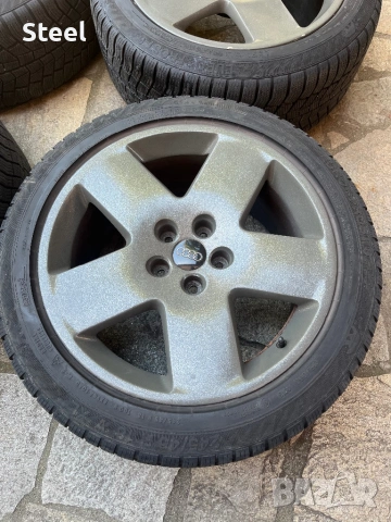 Ronal/Audi 18, 5х112, 8.5J - Fat Fives, с гуми 245/45/18, снимка 6 - Гуми и джанти - 54372147
