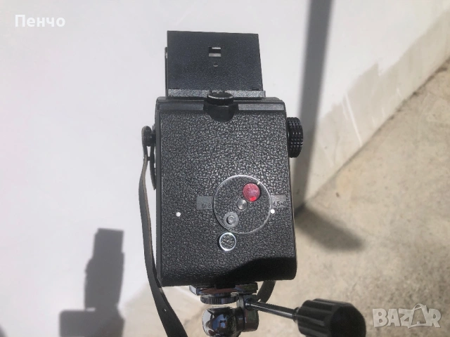 стар фотоапарат "LUBITEL 166 UNIVERSAL"с трипод /тринога/, снимка 8 - Антикварни и старинни предмети - 54312966