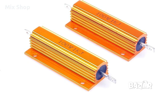 Нови  комплект от 4 броя 100 Watt 1k 1000Ohm, снимка 3 - Друга електроника - 54607846