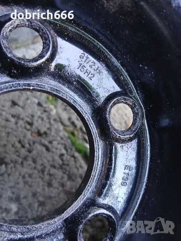Резервна гума патерица 5х100 57.1мм Volkswagen Golf 4 Audi A3 Seat Skoda Голф Ауди Сеат Шкода, снимка 4 - Части - 54541226