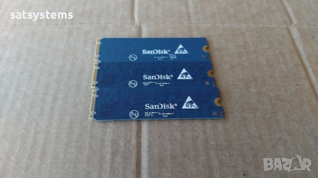 3 броя SSD SanDisk Z400s M.2 2280 128GB SD8SNAT-128G-1011 SATA 6.0Gbps, снимка 6 - Твърди дискове - 47864703