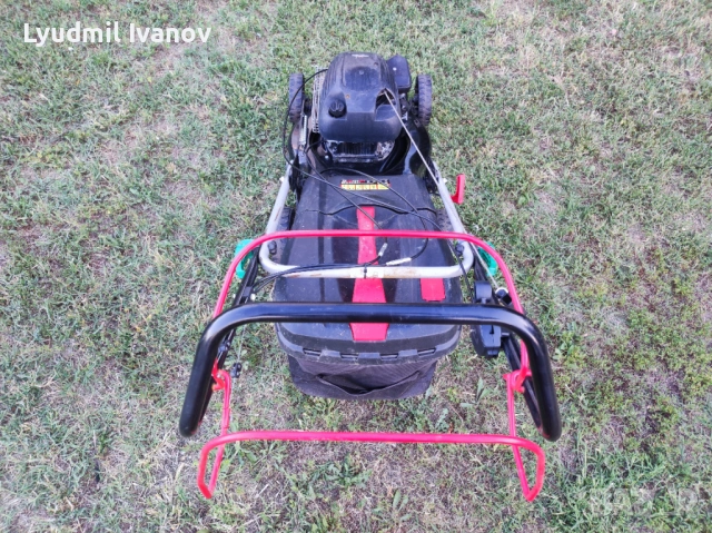 Бензинова самоходна косачка с кош Hemak BriggsStratton 146cc 3кс 4t 46см 27кг 2021г, снимка 5 - Градинска техника - 54854887