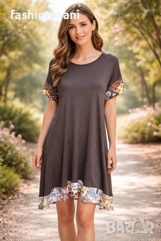 ЕЛЕГАНТНА РАЗКРОЕНА РОКЛЯ / код 748 /