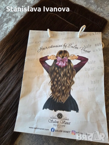 Славянска коса на клипси/треса, снимка 5 - Аксесоари за коса - 54109433