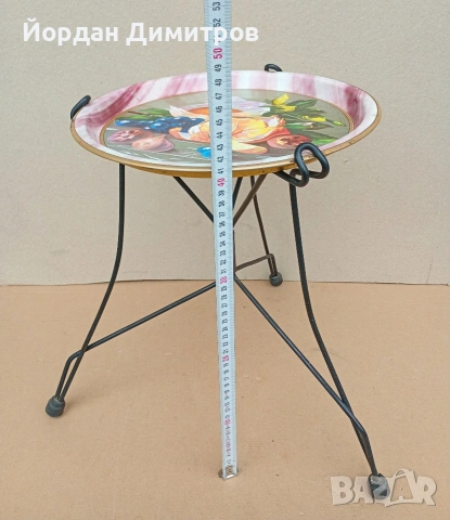 Стара декоративна масичка , снимка 3 - Антикварни и старинни предмети - 54170453