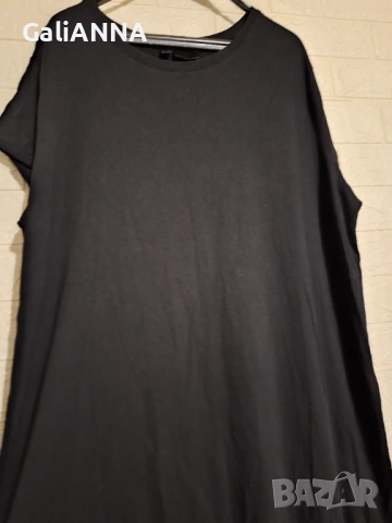 СТРАХОТНА ТУНИКА В ЧЕРЕН ЦВЯТ 3XL, снимка 3 - Туники - 54496797
